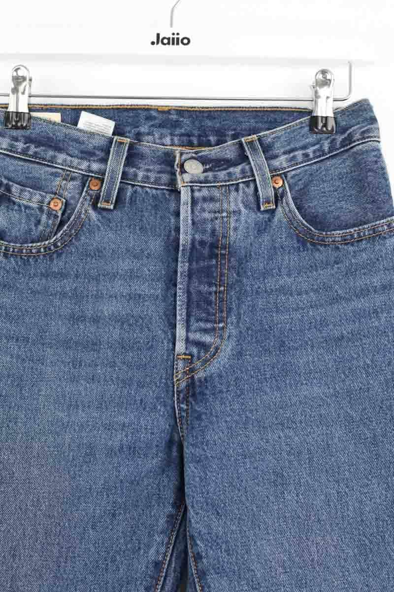 Jean droit Levi's Bleu en Coton