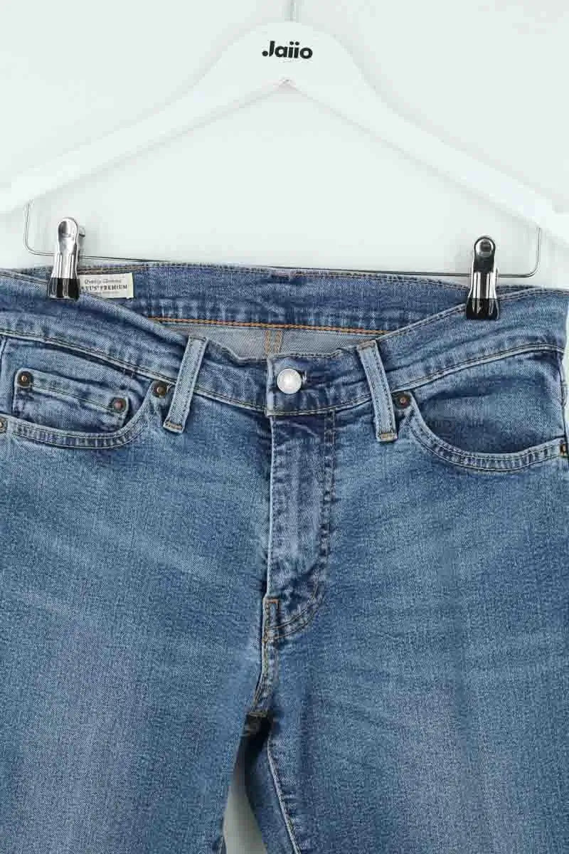 Jean droit Levi's Bleu en Coton