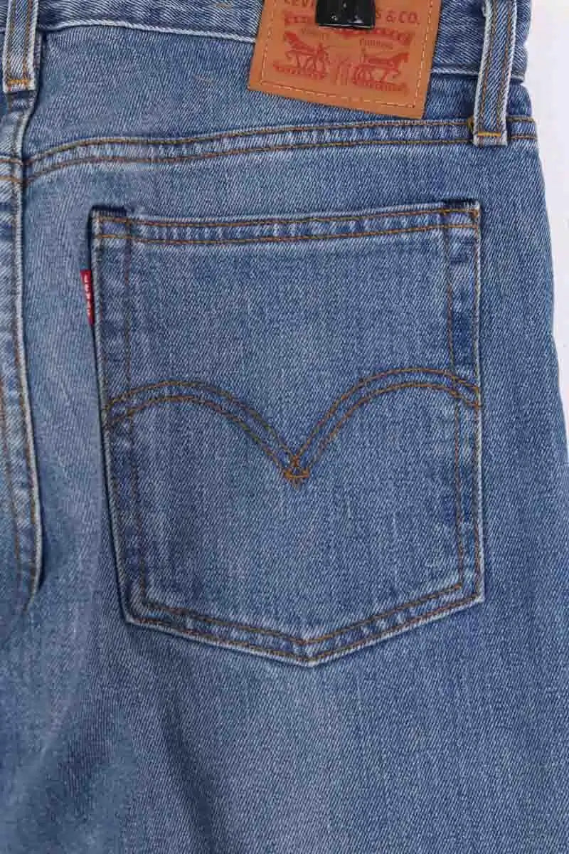 Jean droit Levi's Bleu en Coton