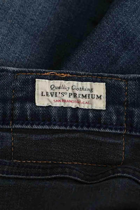 Jean droit Levi's Bleu en Coton