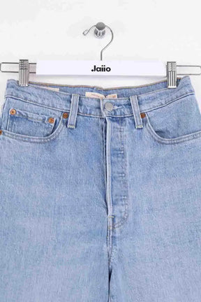 Jean droit Levi's Bleu en Coton