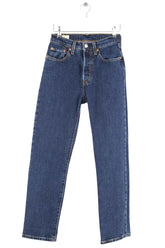 Jean droit Levi's Bleu en Coton, taille XS - Seconde Main