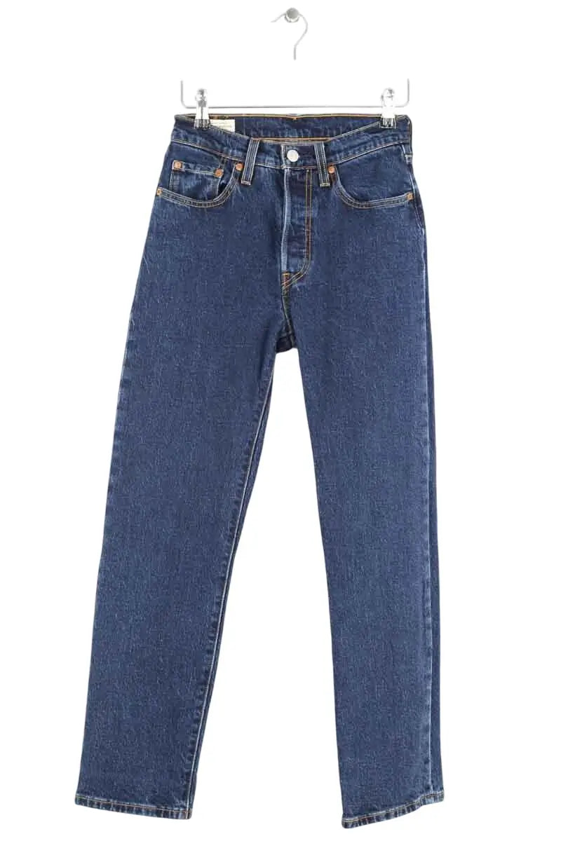 Jean droit Levi's Bleu en Coton, taille XS - Seconde Main