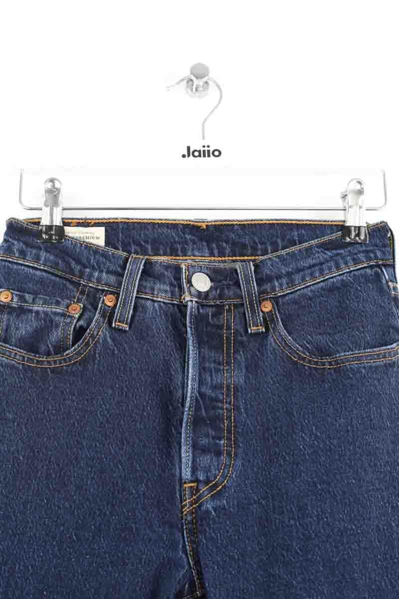 Jean droit Levi's Bleu en Coton