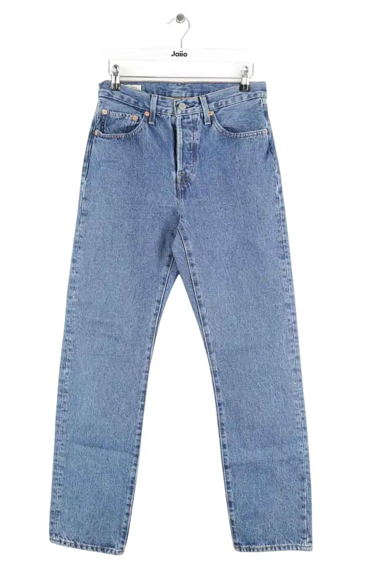 Jean droit Levi's Bleu en Coton, taille XS - Seconde Main