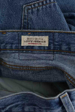Jean droit Levi's Bleu en Coton