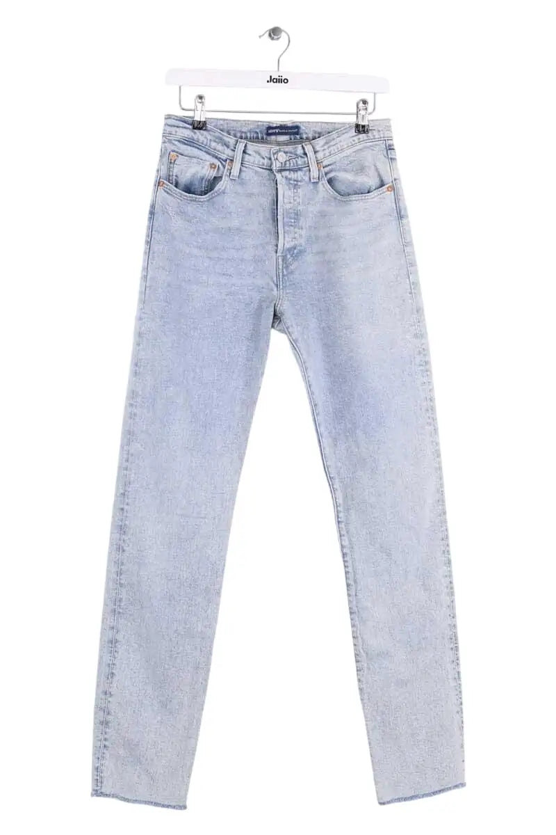 Jean droit Levi's Bleu en Coton, taille XS - Seconde Main