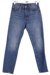 Jean droit Levi's Bleu en Coton, taille XS - Seconde Main