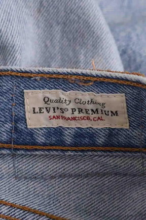 Jean droit Levi's Bleu en Coton