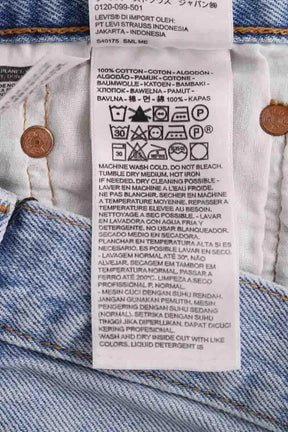 Jean droit Levi's Bleu en Coton