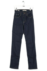Jean droit Levi's Bleu en Polyester, taille XXS - Seconde Main