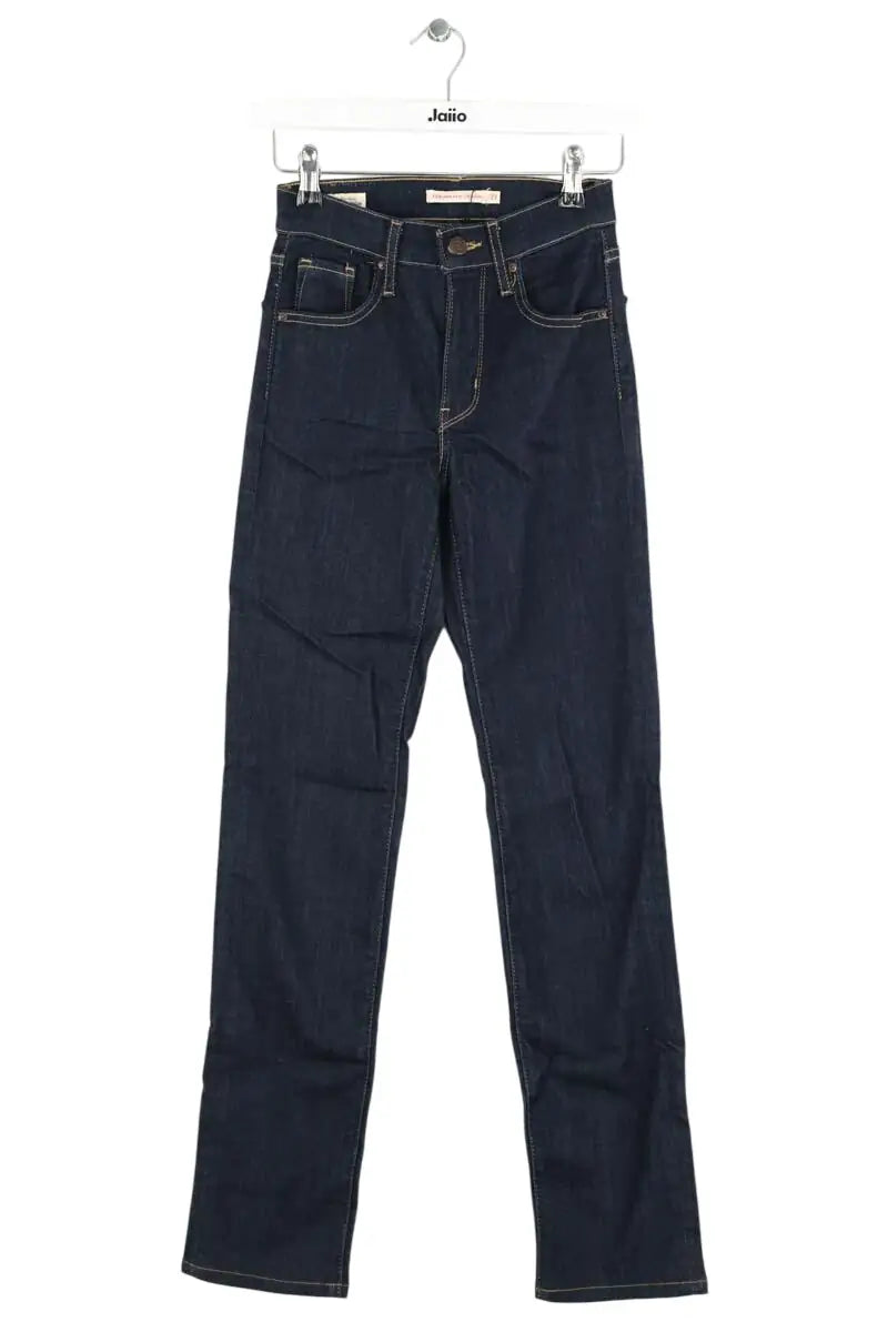Jean droit Levi's Bleu en Polyester, taille XXS - Seconde Main