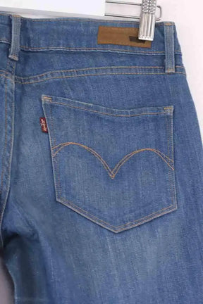 Jean droit Levi's bold curve Bleu en Coton