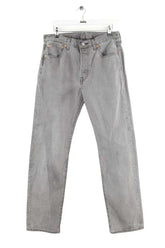 Jean droit Levi's Gris en Coton, taille M - Seconde Main