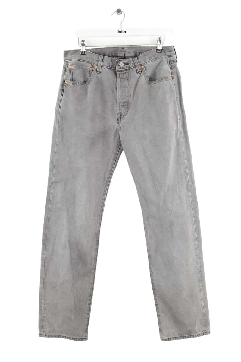 Jean droit Levi's Gris en Coton, taille M - Seconde Main