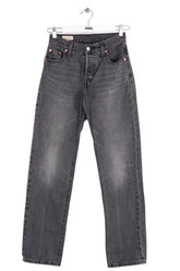 Jean droit Levi's Gris en Coton, taille XS - Seconde Main