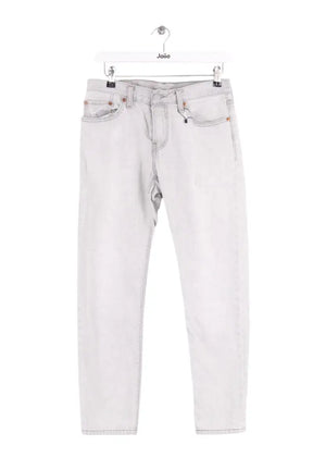 Jean droit Levi's Gris en Coton, taille XS - Seconde Main