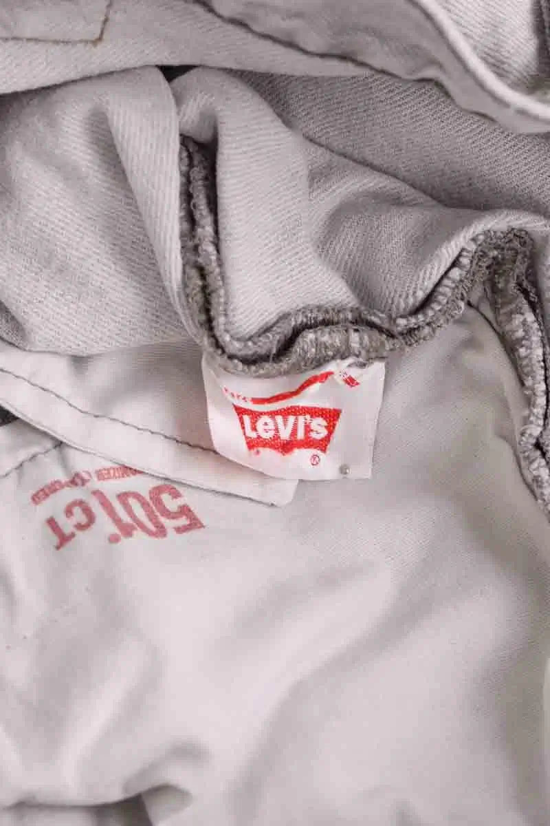 Jean droit Levi's Gris en Coton