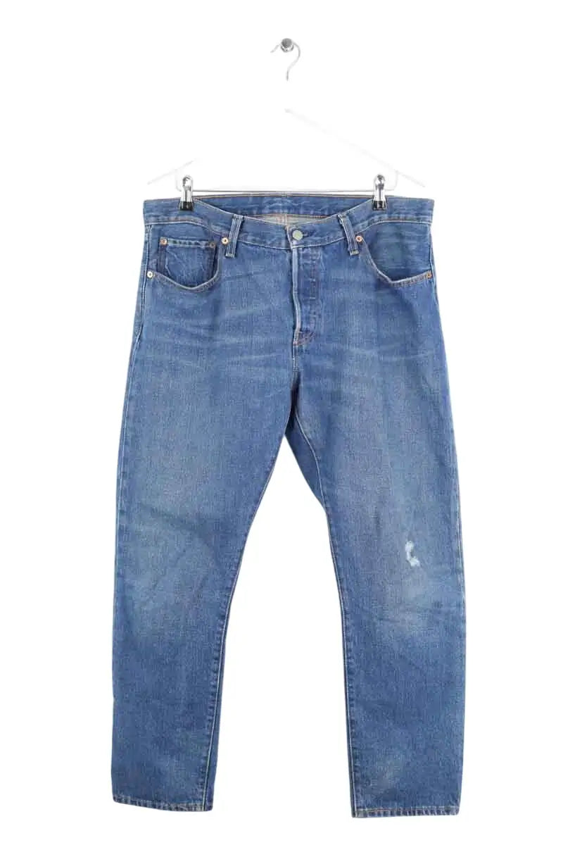 Jean droit Levi's Marine en Coton, taille L - Seconde Main