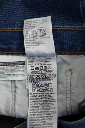 Jean droit Levi's Marine en Coton