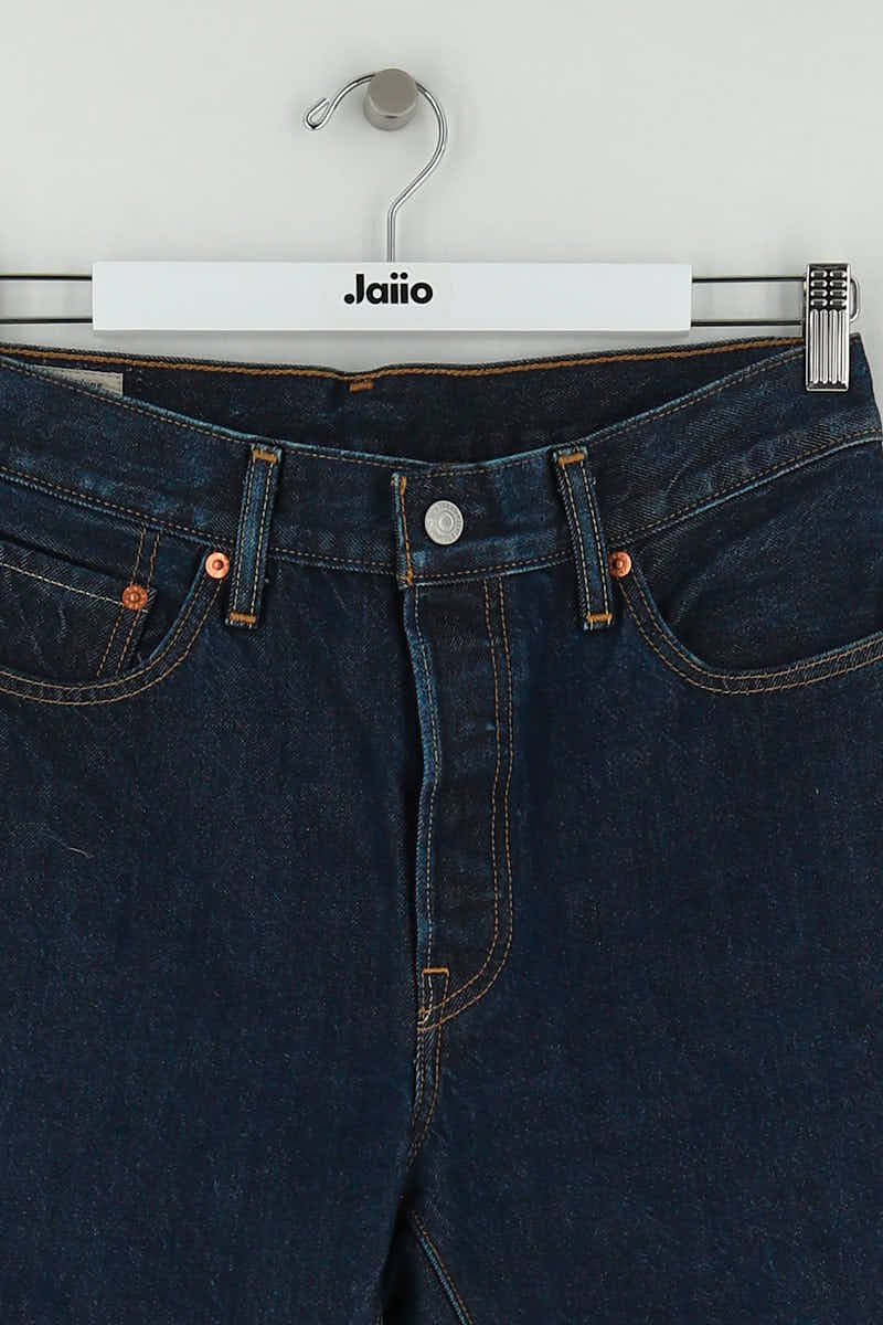 Jean droit Levi's Marine en Coton