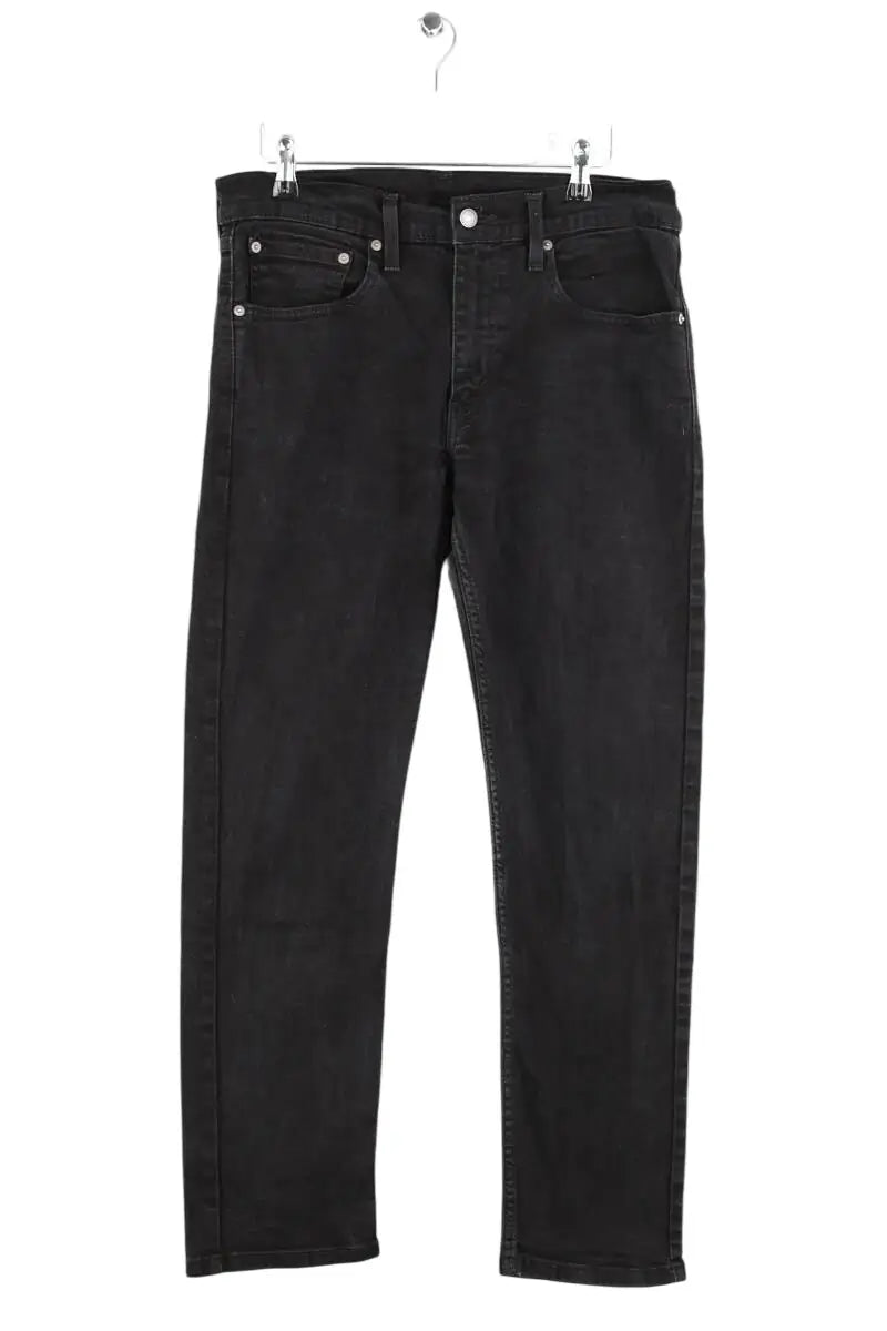 Jean droit Levi's Noir en Coton, taille L - Seconde Main