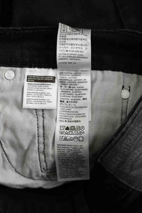 Jean droit Levi's Noir en Coton