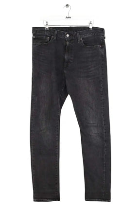 Jean droit Levi's Noir en Coton, taille L - Seconde Main