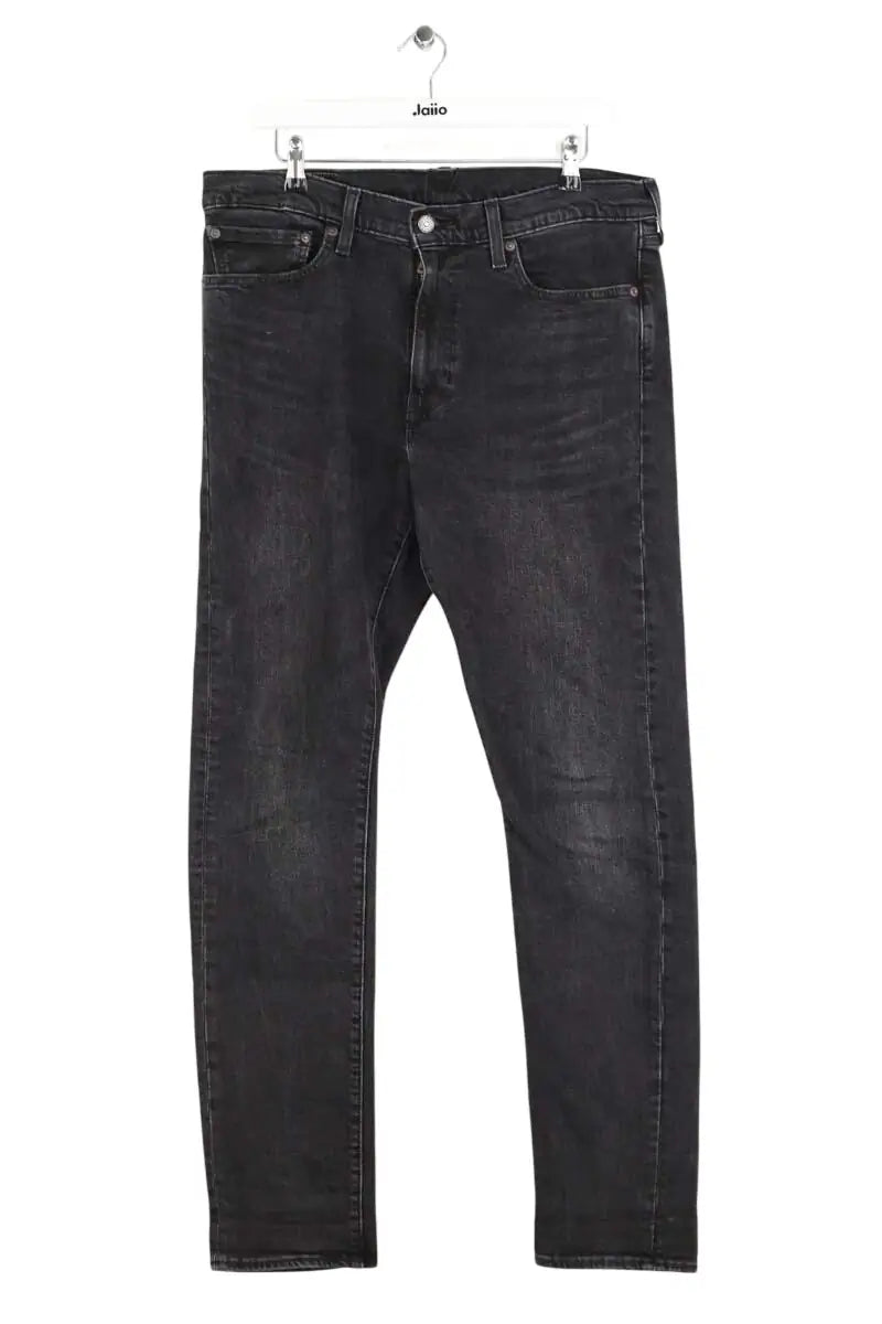 Jean droit Levi's Noir en Coton, taille L - Seconde Main
