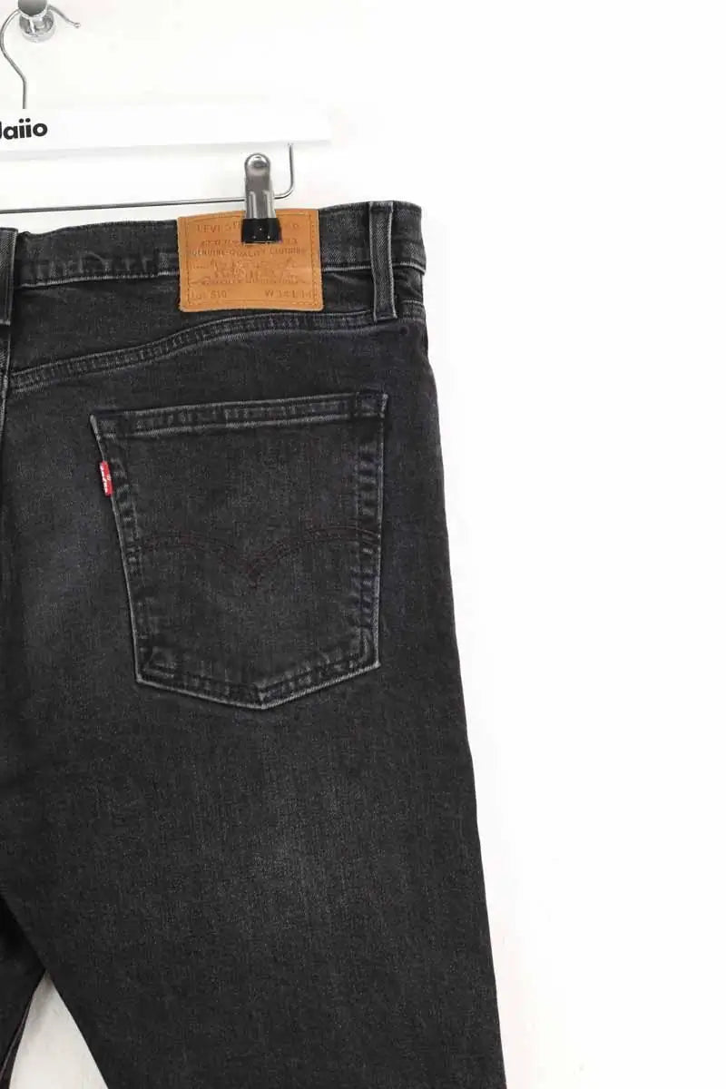 Jean droit Levi's Noir en Coton