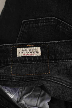 Jean droit Levi's Noir en Coton
