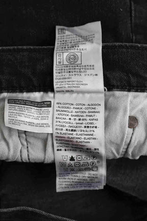 Jean droit Levi's Noir en Coton
