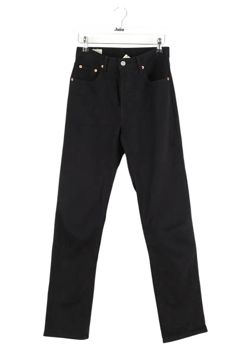 Jean droit Levi's Noir en Coton, taille XS - Seconde Main