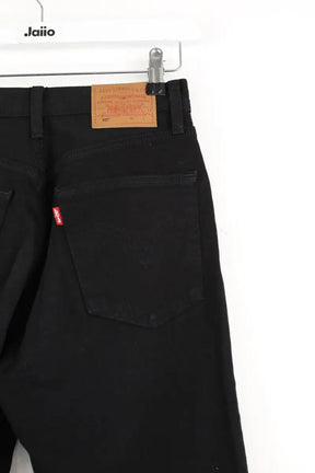 Jean droit Levi's Noir en Coton