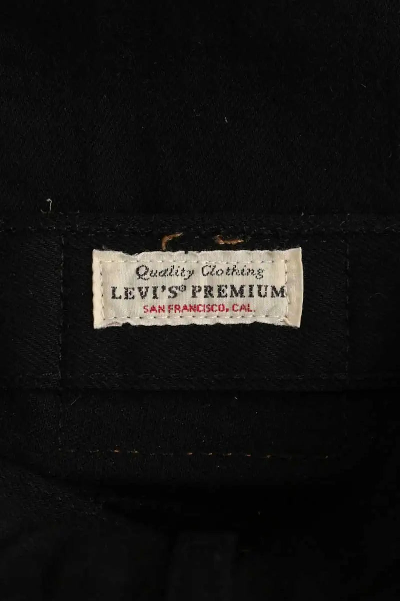 Jean droit Levi's Noir en Coton