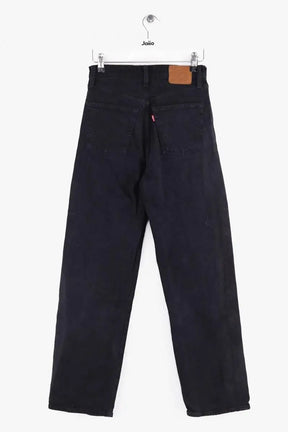 Jean droit Levi's Ribcage straight Noir en Coton