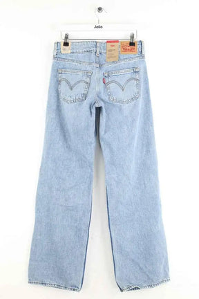 Jean droit Levi's Superlow Bleu en Coton