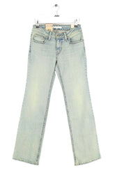 Jean droit Levi's Superlow boot Bleu en Coton, taille XS - Seconde Main
