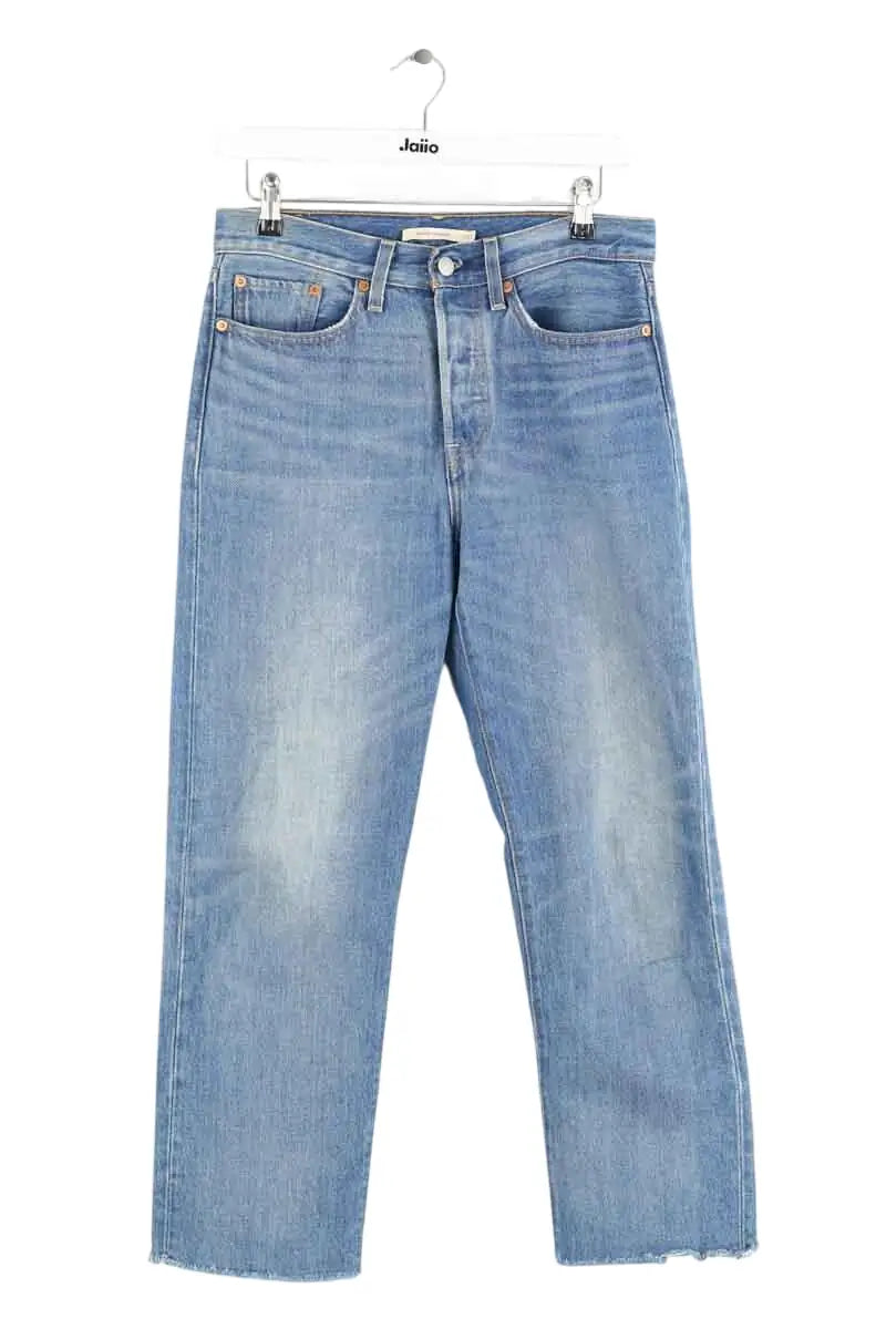 Jean droit Levi's Wedgie straight Bleu en Coton, taille XS - Seconde Main