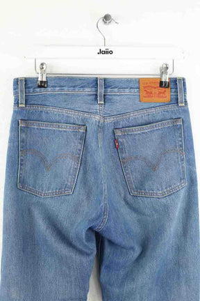 Jean droit Levi's Wedgie straight Bleu en Coton