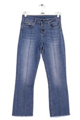 Jean droit Liu Jo Bleu en Coton, taille M - Seconde Main