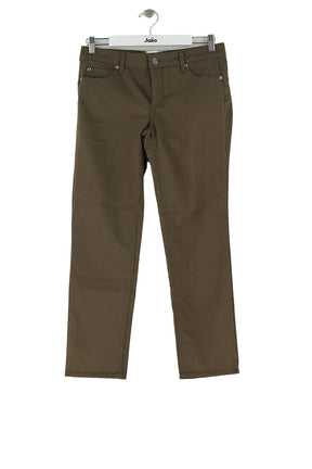 Jean droit Liu Jo Kaki en Coton, taille L - Seconde Main