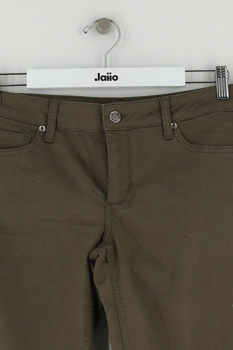 Jean droit Liu Jo Kaki en Coton
