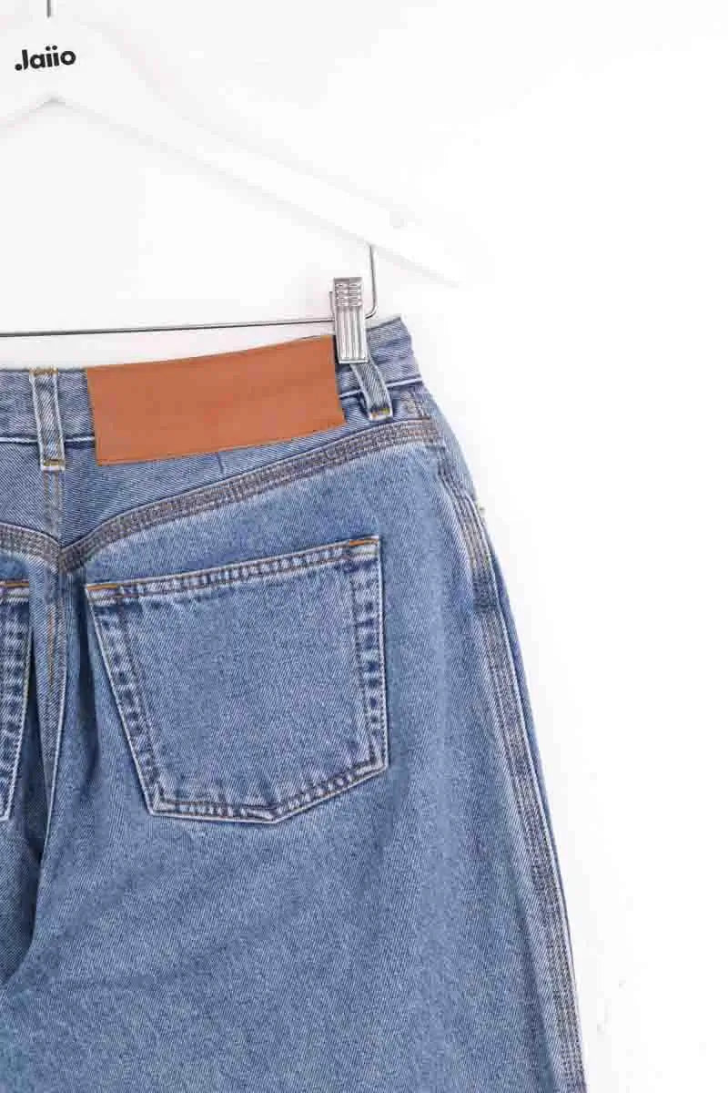 Jean droit Loewe Bleu en Coton