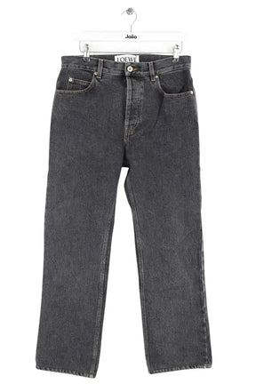 Jean droit Loewe Gris en Coton, taille L - Seconde Main