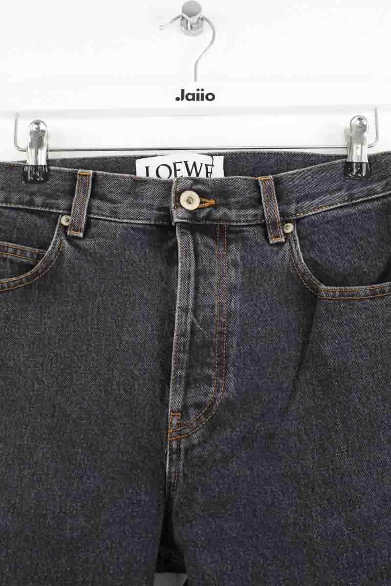 Jean droit Loewe Gris en Coton
