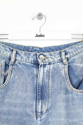 Jean droit Maison Martin Margiela Bleu en Coton