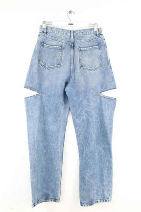 Jean droit Maison Martin Margiela Bleu en Coton