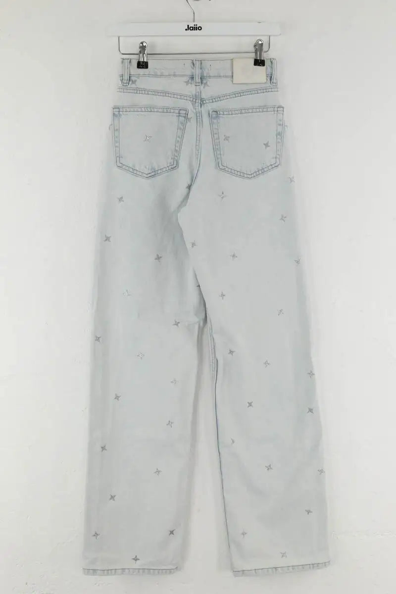 Jean droit Maje Bleu en Coton