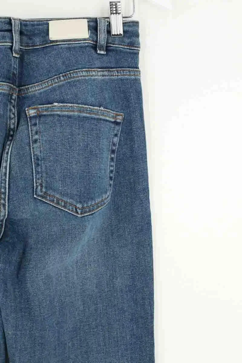 Jean droit Maje Bleu en Coton